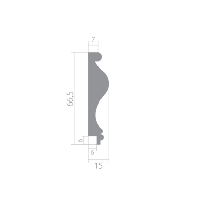 Финишный молдинг Trim 0001i для стеновых панелей Wain и плинтусов Base